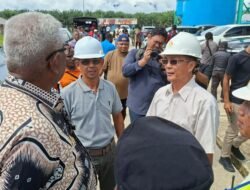 7.800 Hektare Siap Panen, Bupati Rettob Tinjau Pabrik Pengolahan Minyak Sawit di Jalan Trans Mimika-Wagete