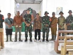 Jelang Penutupan TMMD, Satgas Kodim 0211/TT Finishing Rehab Gereja GKPA di Desa Sihiong