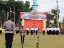 Antisipasi Cuaca Ekstrem, Polres Musi Rawas Gelar Apel Tanggap Darurat Bencana Hidrometeorologi