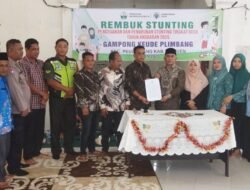 Camat Peulimbang Pimpin Rembuk Stunting, Targetkan Generasi Emas 2045