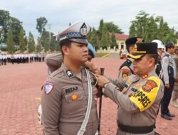 Kapolres Aceh Tamiang Pimpin Apel Gelar Pasukan Operasi Zebra Seulawah 2025