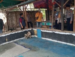 POLSEK RAMBUTAN TUTUP LOKASI DIDUGA ARENA PERJUDIAN DI PINANG MANCUNG