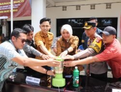 Wakapolres Hadiri Pemusnahan Barang Bukti Perkara di Kejaksaan Negeri Musi Rawas