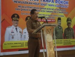 Pemkab Aceh Tamiang Sosialisasikan Kawasan Tanpa Rokok