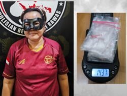 Tim Elang”Amankan IRT NR(49) Diduga Pengedar Narkotika jenis Sabu 14,37 gram.