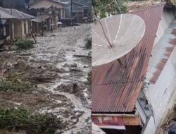 Diterjang Banjir dan Longsor Warga Jagapayung Desa Purba Baringin Hanya Bisa Pasrah