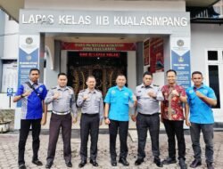 BNNK Aceh Tamiang Dan Lapas Kualasimpang Perkuat Kolaborasi Wujudkan Lapas Bersih Narkoba, Dukung Program Astacita