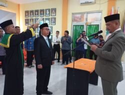 Prio Sumbodo Resmi Dilantik Sebagai Anggota KIP Aceh Tamiang
