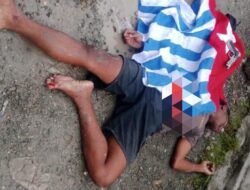 Seorang Pemuda Ditemukan Tergeletak di Jalan Kebun Sirih Timika Dibawa ke Rumah Sakit