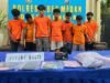 7 Specialist Begal Malam Berhasil Diringkus Polsek Sunggal.