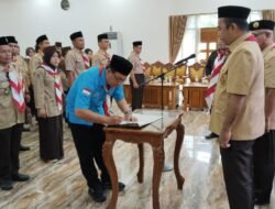 Pimpinan Satuan Karya Pramuka Saka Anti Narkoba Kwarcab Tabalong Resmi Dilantik