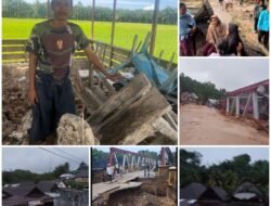 Banjir Bandang Rendam Permukiman di Sorkam, Puluhan Rumah Hancur dan Warga Butuh Bantuan Mendesak