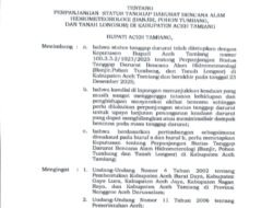 Aceh Tamiang Perpanjang Status Tanggap Darurat Bencana Hidrometeorologi Selama 14 Hari