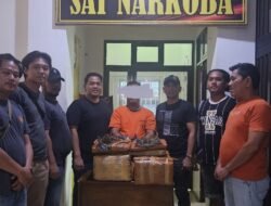 Bawa 26 Kg Ganja, Pelaku Narkotika Ditangkap Usai Coba Kabur dari Polisi