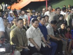 Presiden RI Sambut Tahun Baru bersama Pengungsian Korban bencana Alam di Posko Batu Hula