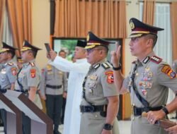 Kapolda Kaltim Pimpin Upacara Sertijab Dirlantas dan Kapolresta Balikpapan