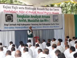 Dibimbing Ustadz Ahmad Rizani Asmail, 585 Calon Jamaah Haji Tabalong Dan Bartim Ikuti Manasik Akbar