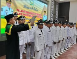 Bupati Armia Pahmi Lantik 29 Datok Penghulu di Aceh Tamiang