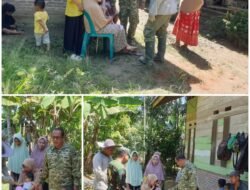 Melalui Komsos, Satgas TMMD Ke-127 Kodim 0111/Bireuen Pererat Kemanunggalan dengan Warga Desa Jeumpa Sikureung