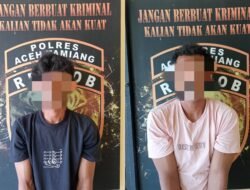 Sat Reskrim Polres Aceh Tamiang Ringkus Empat Pencuri Kursi di Kantor Inspektorat