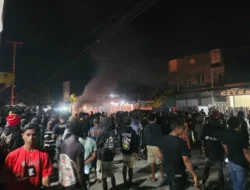 Dua Orang Terluka, Satu Terkena Peluru Karet Dalam Kericuhan Pendulang di Jalan Ahmad Yani Timika