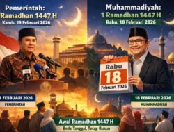 Pemerintah Tetapkan 1 Ramadhan 1447 H Jatuh 19 Februari, Muhammadiyah Mulai Puasa 18 Februari