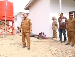 Bupati Aceh Tamiang Tinjau Pembangunan Huntara di Kampung Benua Raja
