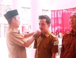 Tiga Pj Datok Penghulu di Karang Baru Dilantik, Camat Tekankan Transparansi Pelayanan