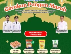 Stabilkan Harga Bahan Pokok Jelang Idulfitri, Pemkab Aceh Tamiang Gelar Pasar Murah