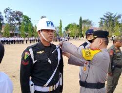 Kapolres Aceh Tamiang Pimpin Apel Gelar Pasukan Operasi Ketupat Seulawah 2026, Pastikan Idulfitri 1447 H Aman