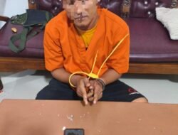 Polsek Mandau Amankan Seorang Pria Terkait Penyalahgunaan Narkotika Jenis Sabu