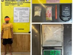 Polrestabes Palembang Tangkap Pengedar Sabu 10 Gram di Permukiman Padat Seberang Ulu