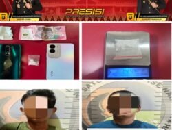 Dua Tersangka Sabu Dibekuk di Tanjung Raman, Penjual dan Pembeli Dijerat Bersama
