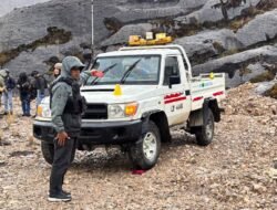 Satgas Operasi Damai Cartenz Lakukan Olah TKP Penembakan Karyawan Kontraktor PT Freeport di Tembagapura