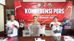 DITRESKRIMUM POLDA KEPRI GELAR KONFERENSI PERS TINDAK PIDANA PERSETUBUHAN TERHADAP ANAK DIBAWAH UMUR