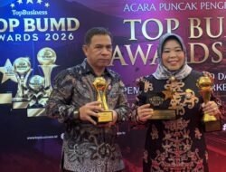 Perumda Tirta Arut Kotawaringin Barat, Kembali Raih Penghargaan Top BUMD Award 2026