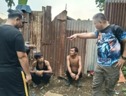 Polsek Pancur Batu Gerebek Sarang Narkoba, Dua Pengguna Sabu Diamankan dan Barak Dihancurkan