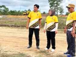 Bupati dan Wakil Bupati Kotawaringin Barat, Tnjau Area Porprov Kalimantan Tengah 2026