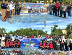 Kolaborasi Personel Lanud YKU, Aksi Nyata Tekan Malaria Lewat Kebersihan Lingkungan