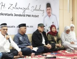 PWI Pusat Gelar Takziah dan Doa Bersama, Sekjen Zulmansyah Sekedang Dikenang Sosok Total dan Berdedikasi