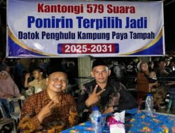 Ponirin Terpilih Jadi Datok Penghulu Kampung Paya Tampah 2025-2031