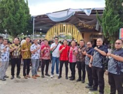 Rombongan Dit Intelkam Polda Sumut Hadiri Pernikahan Briptu Samuel Deopin Saragih dan Efri Elsridayani Purba