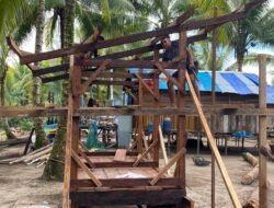 Pembangunan MCK Umum TMMD Reg 128 Kodim 1710/Mimika Telah Mencapai 25 Persen.