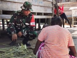 Kemanunggalan TNI dan Rakyat Terjalin Hangat di Lokasi TMMD 