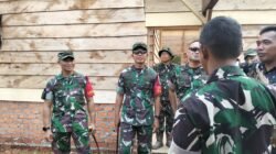 Danrem 042/Gapu Tinjau Langsung Progres TMMD Ke-128 Kodim 0420/Sarko Di Desa Seko Besar