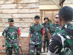 Danrem 042/Gapu Tinjau Langsung Progres TMMD Ke-128 Kodim 0420/Sarko Di Desa Seko Besar
