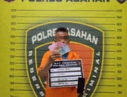 POLRES ASAHAN UNGKAP KASUS PEREDARAN UANG PALSU DI KISARAN