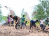 Kerjasama Satgas TMMD dan Warga Pembuatan Bedengan Lahan Telah Mencapai 50 Persen