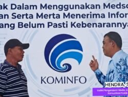 Tangkal Hoaks di Medsos, Kominfo Aceh Tamiang Ajak Warga Terapkan ‘Saring Sebelum Sharing