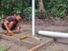 Satgas TMMD Laksanakan Pengecoran Septik Tank, Lanjutan Pembangunan MCK Umum